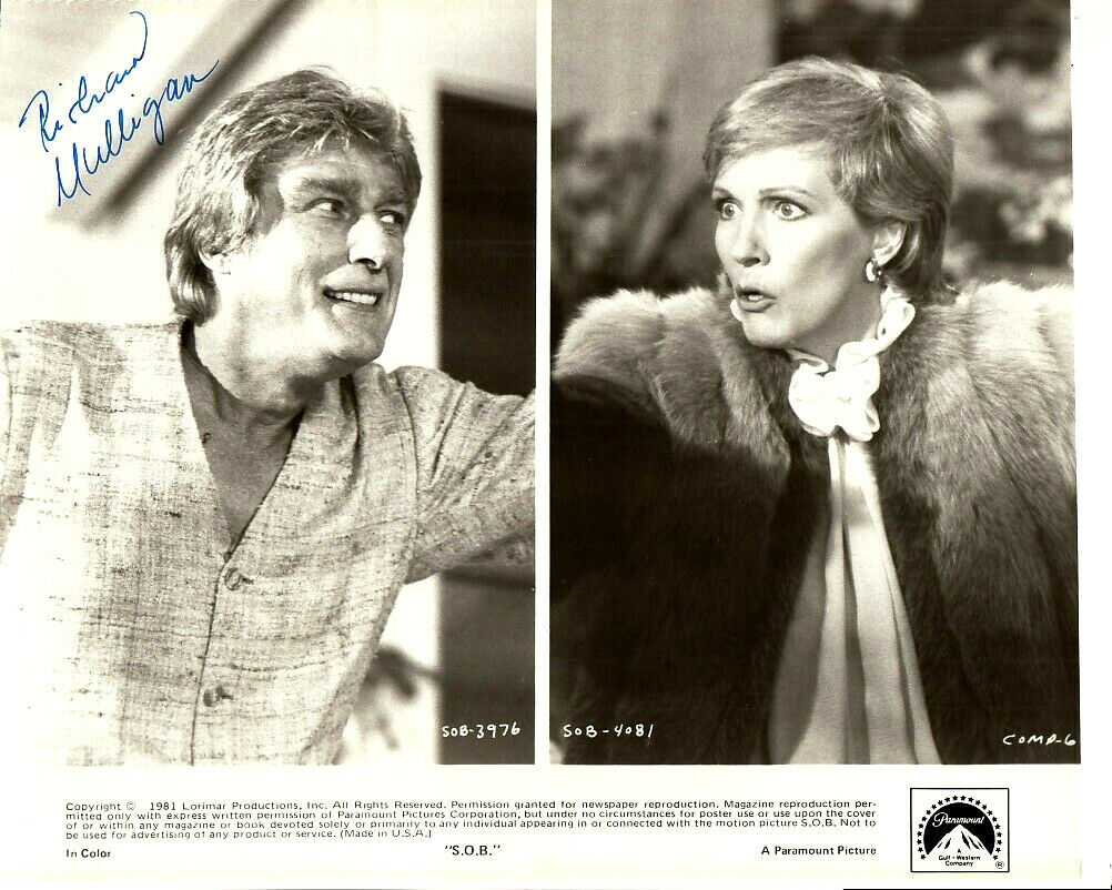 RICHARD MULLIGAN hand-signed S.O.B. 8x10 authentic w/ coa ORIG 1981 STUDIO PROMO