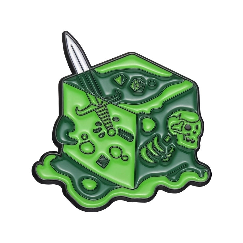 Cartoon Style Eye Wings Wine Glass Alloy Stoving Varnish Plating Unisex Brooches