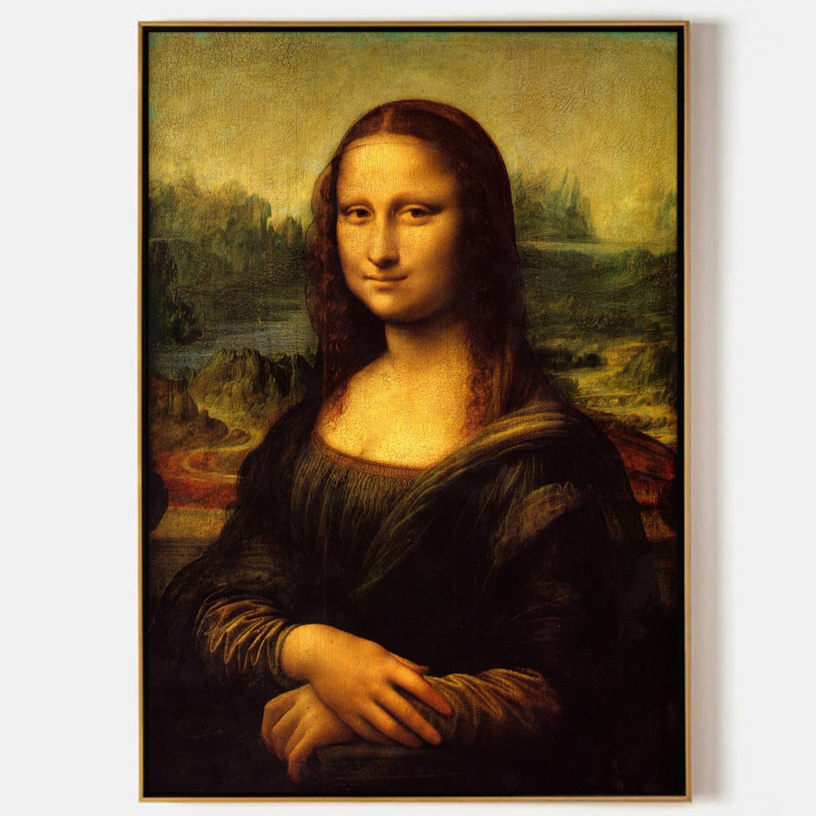 Arabelart Mona Lisa, also known as La Gioconda, by Leonardo da Vinci - Famous Art Reproduction