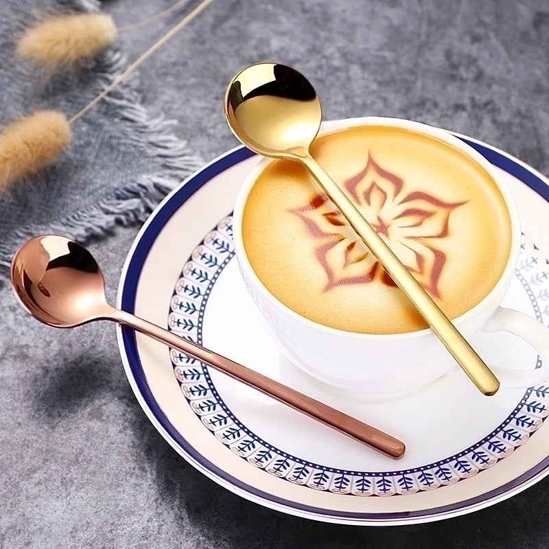 Casual Solid Color Stainless Steel Spoon