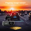 4K Dash Cam Car DVR Built-In WiFi Dual Lens Car Camcorder 24Hour Parking Monitor