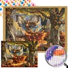 Diamond Painting-DIY Round Part AB Drill Autumn Fairy(60*45CM)