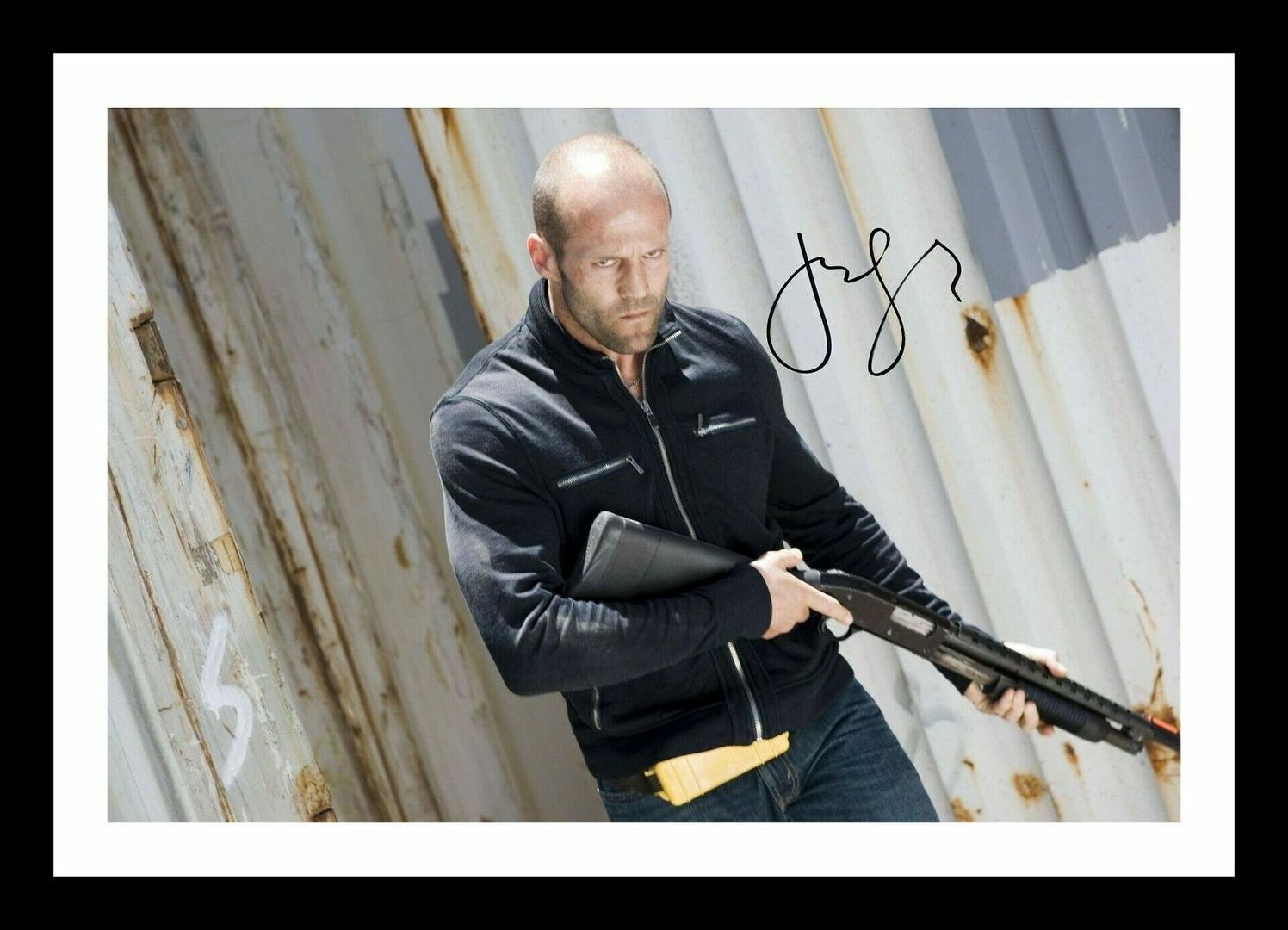 Jason Statham Autograph Signed & Framed Photo Poster painting 7