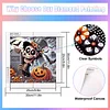 Diamond Painting - Partial Special Shaped Drill - Halloween Skeleton(Canvas|30*30cm)