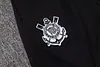 Joyfball 2025/2026 Corinthians Half-Pull Training Suit Black Football Shirt 1:1 Thai Quality