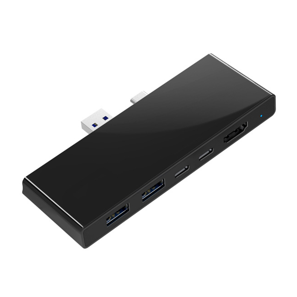 

7 in 2 USB-C HUB HDMI-compatible 2 USB 3.0 2 Type-C PD SD TF Reader for Surface Pro 7, 501 Original