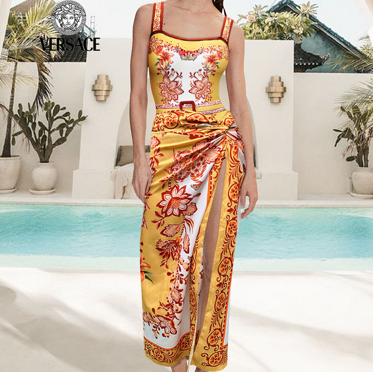 【Versace】Τυπωμένα ολόσωμα μαγιό και φούστες