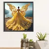 Engelsflügel Mädchen - speziell geformtes Diamond Painting - 30*30cm