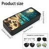 PU Handmade Sunglasses Storage Box Art Crafts for Glasses Storage (Starry Sky)
