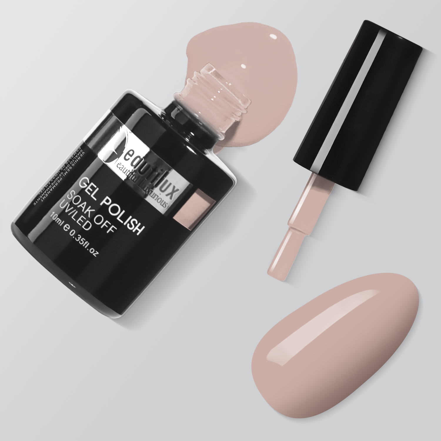 HEMA& TPO Free Nail Gel Polish Color 10ml Winter Collection-Caf&eacute;