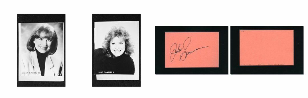 Julie Sommars - Signed Autograph and Headshot Photo Poster painting set - Matlock