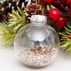 30PCS Christmas Tree 6CM Champagne Hanging Decor Balls