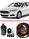 Universal Car Baffled Collection Tank 2/3 Port Breather Separator Tank Fuel Tack