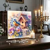 Framed Diamond Painting - Full Round Drill - Bird (25x25cm)