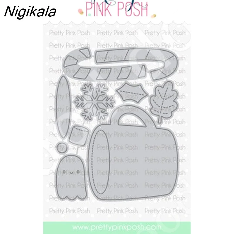 Nigikala Wreath Blessings Cutting Dies Stamps Stencil Scrapbook Diary Decoration Embossing Template Diy Greeting Card Handmade