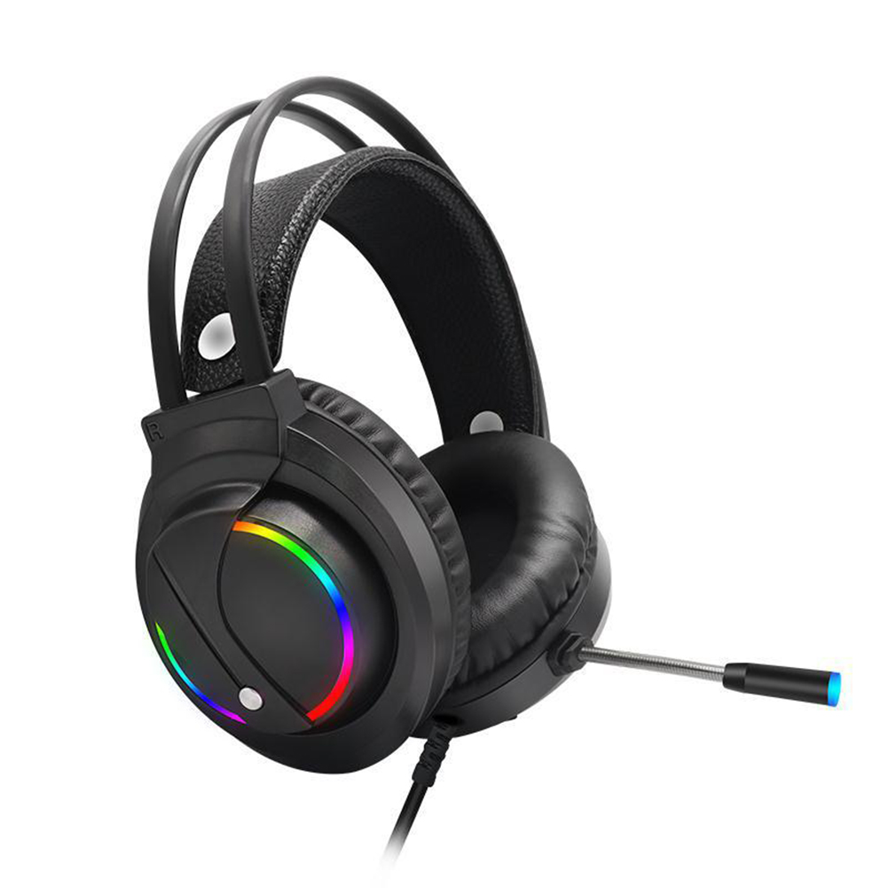 

K1 RGB 7.1 Sound USB Wired Headset Over-Ear Gaming Headphone w/ Microphone, 501 Original