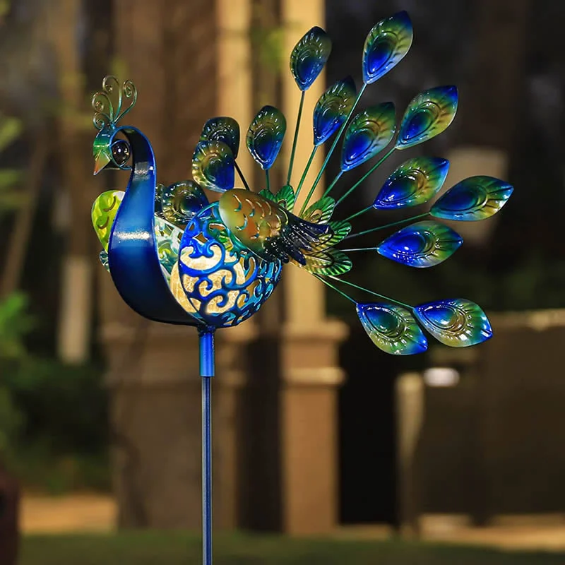 Garden Decorative Peacock Solar Lights