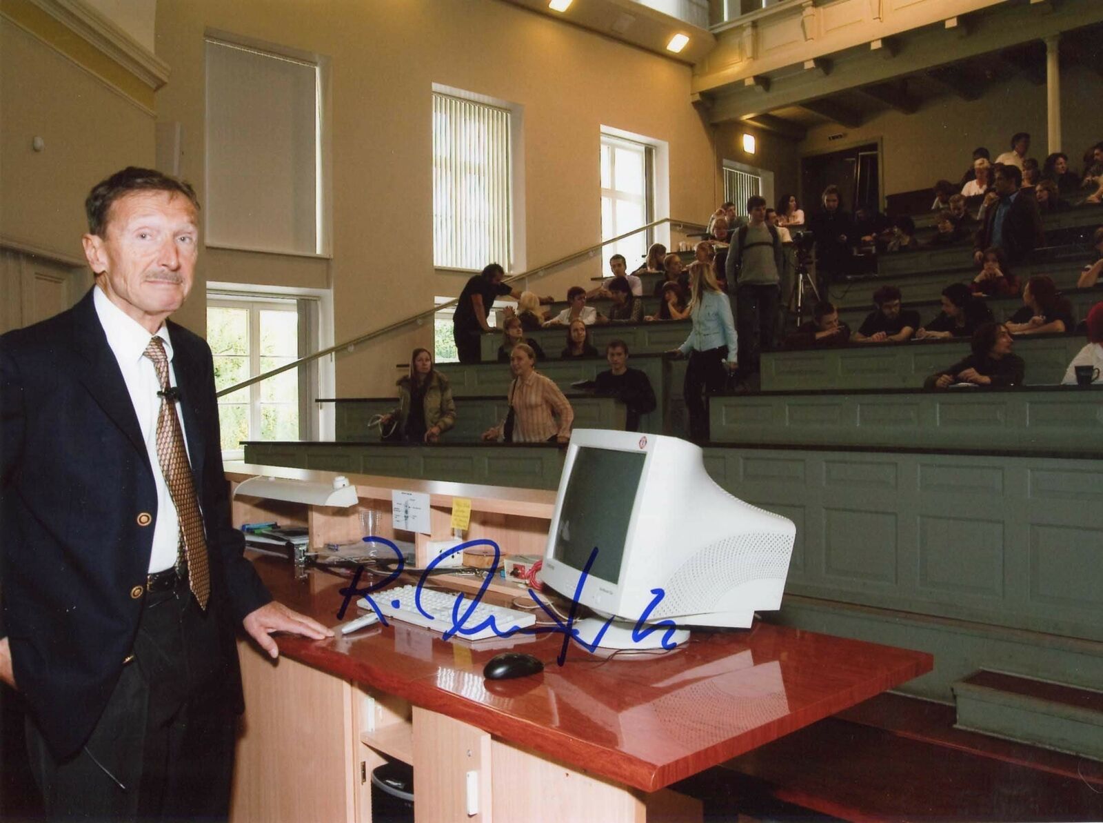 Rolf M. Zinkernagel NOBEL PRIZE autograph, signed Photo Poster painting