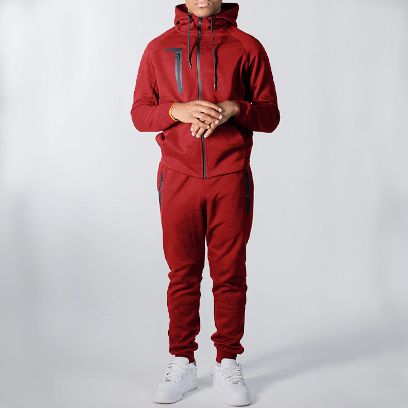 Men's Sportswear Hooded Set