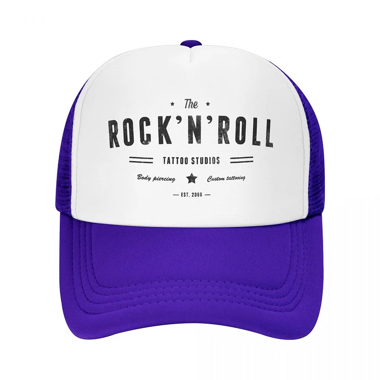 Rock And Roll Ghost Rock Festival Trucker Hat for Men Women Adjustable Adult Baseball Cap Summer Hats Snapback Caps