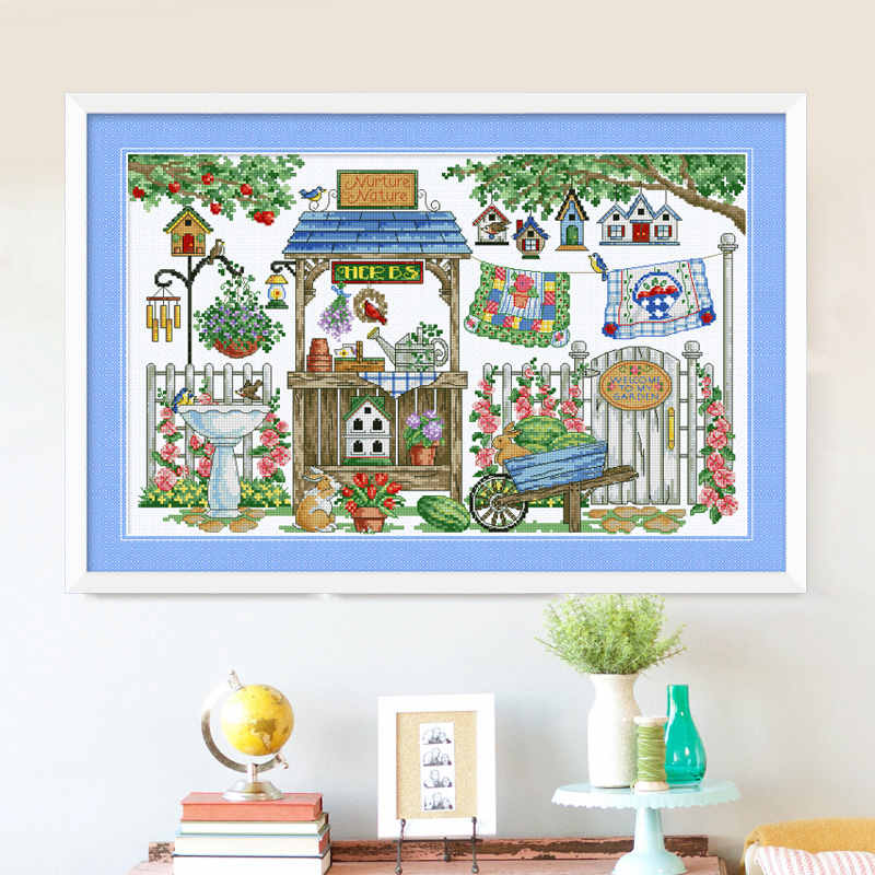 [CC3738-Warm Home]  Painting Fairy Cross Stitch