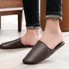 Spring and Autumn Home First Layer Lambskin Slippers for Women