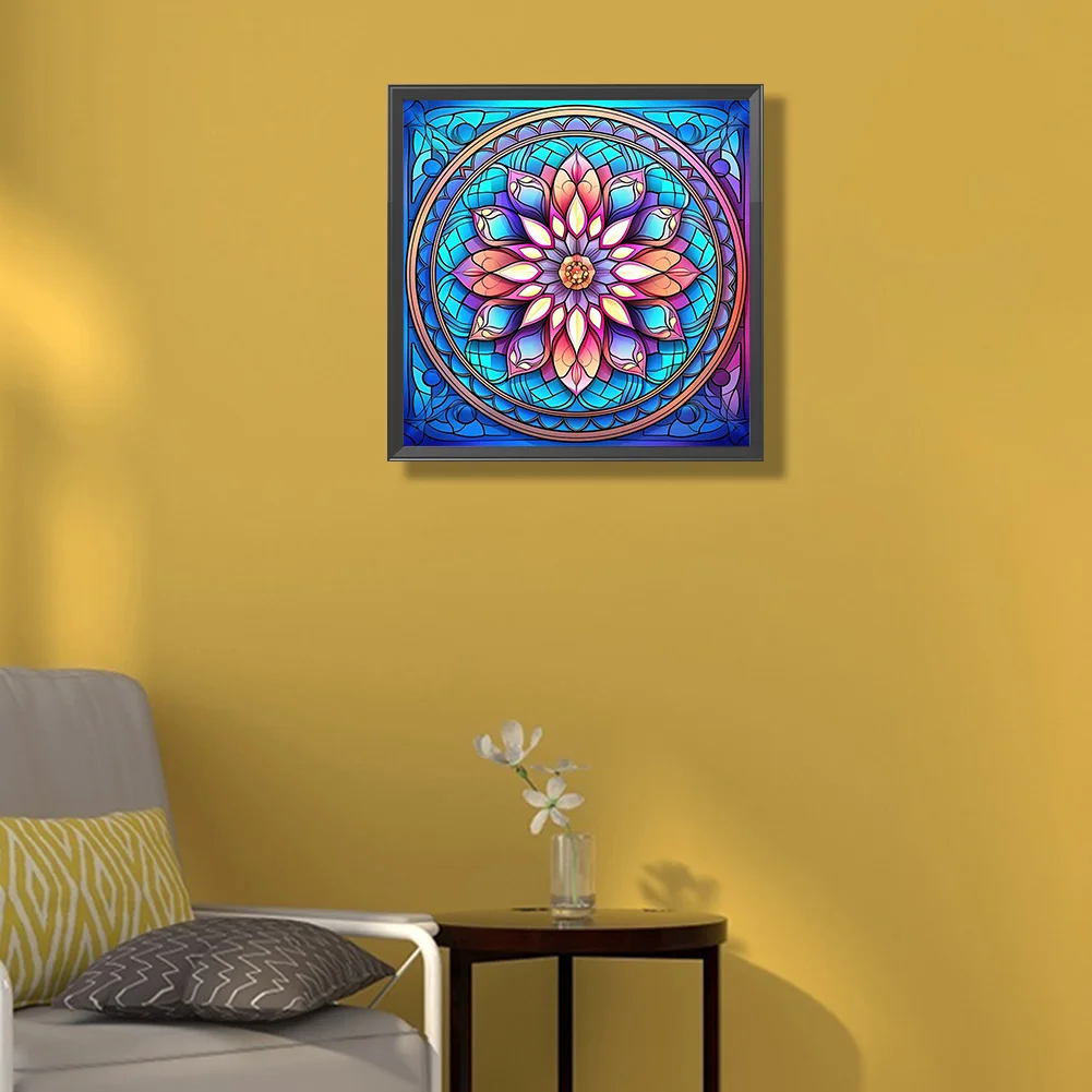 Partial AB Diamond Painting - Full Square Drill - Mandala(Canvas|45*45cm)