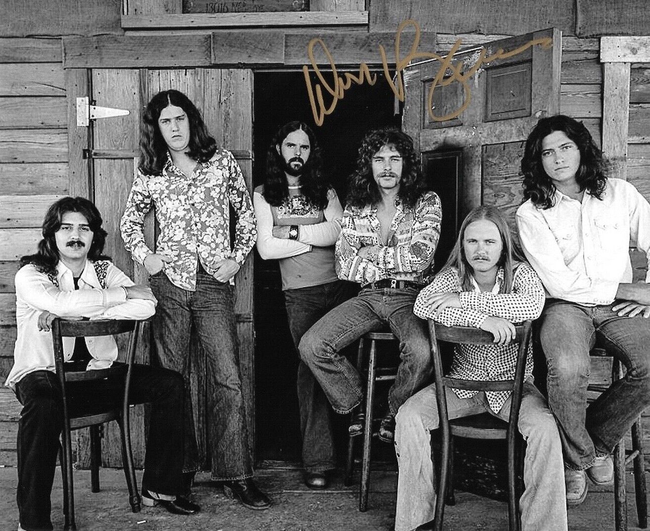 * DON BARNES * signed 8x10 Photo Poster painting * 38 SPECIAL * PROOF * 9