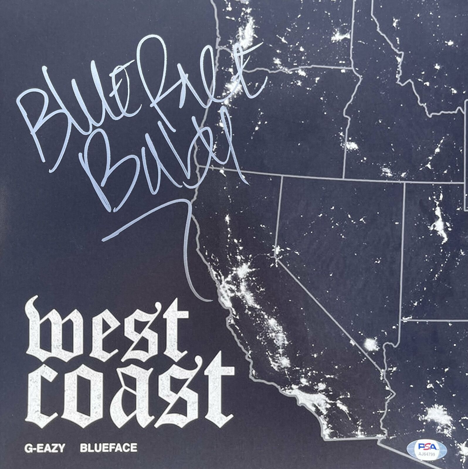 Blueface Signed Autographed 12x12 Photo Poster painting “West Coast” PSA/DNA Authenticated