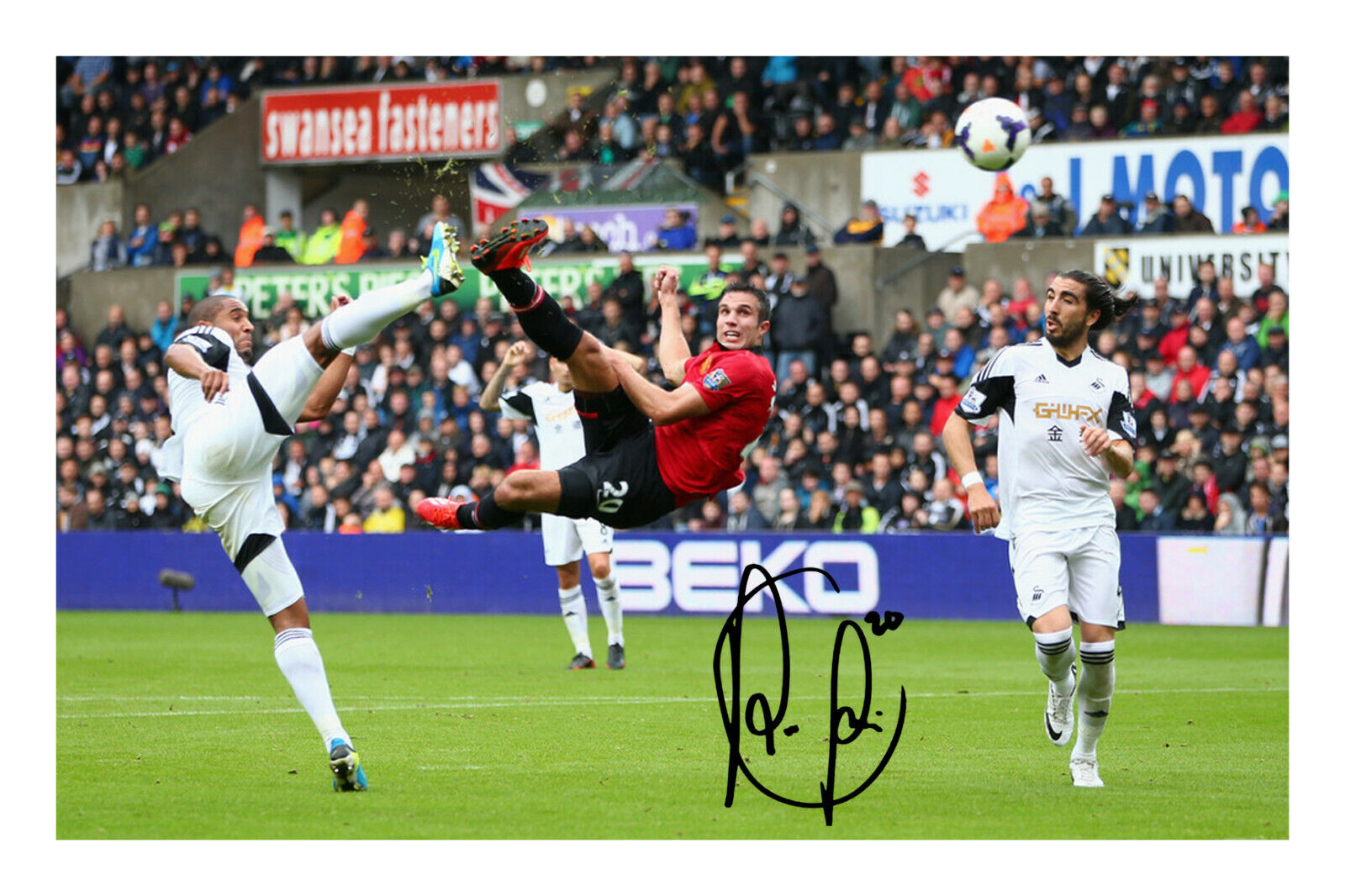 Robin Van Persie Signed Autograph Photo Poster painting Print Manchester United