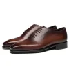 Luxury Handmade Mens Dress Shoes Genuine Leather Wedding Shoes