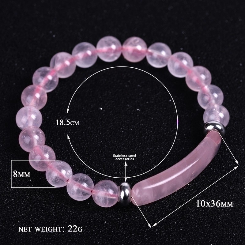 Fashion Ball Natural Stone Beaded Polishing Bracelets 1 Piece