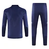 2024/2025 Arsenal Half-Pull Training Suit Royal Blue Football Shirt 1:1 Thai Quality