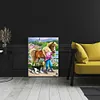 Diamond Painting -DIY Round Drill Blonde Girl Horse Dog