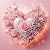 Diamond Painting-DIY Crystal Rhinestone Love Roses
