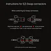 Earphone Wire Silver-Plated Copper OFC Copper Earphone Cable for TRN MT1 MAX TA4