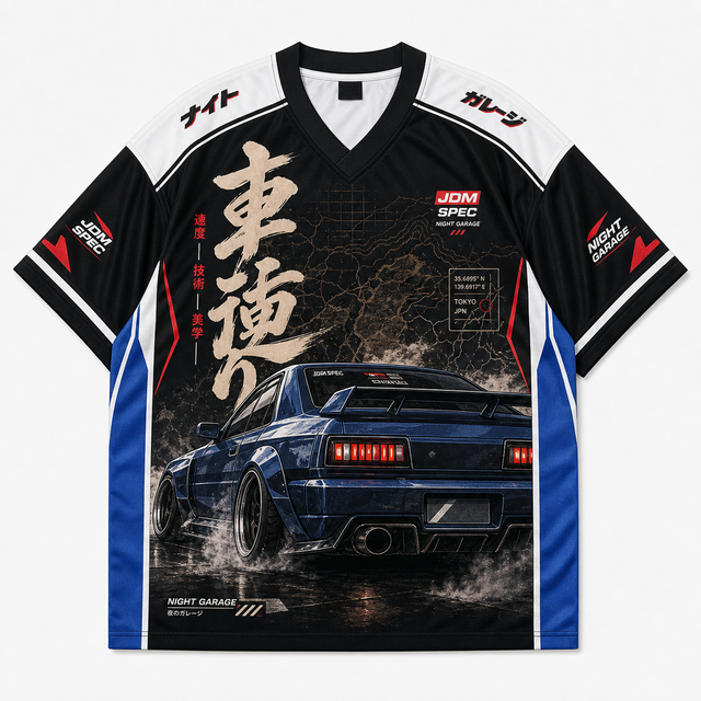 Techwear JDM Racing 001 SINGLE V1 Short Sleeve Jersey