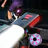 2Pcs Headlight & Taillight Bike Front Lamp Waterproof 4 Modes Bicycle Flashlight