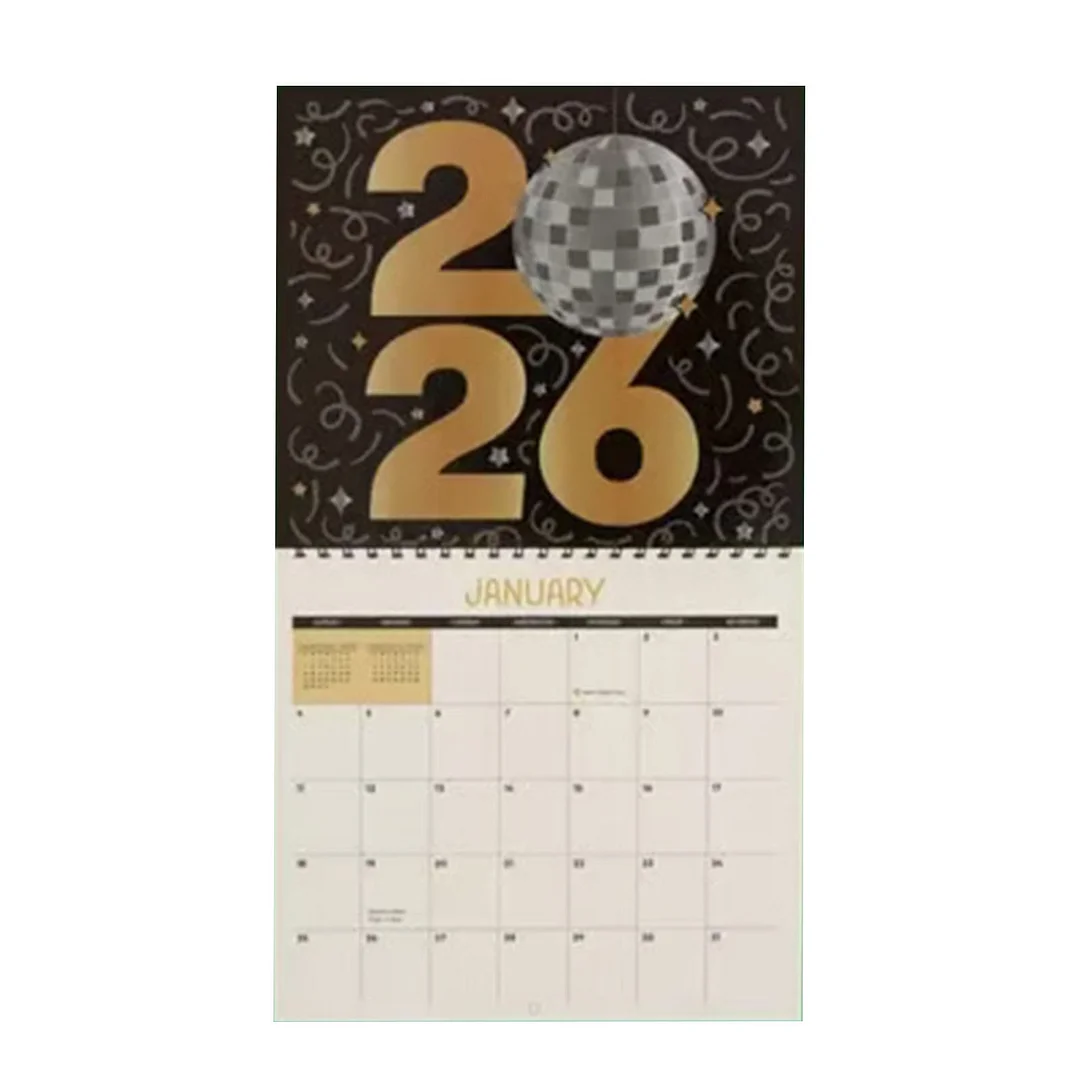2026 Diamond Art Painting Calendar DIY Wall Calendar 12-Month Flip Wall Calendar