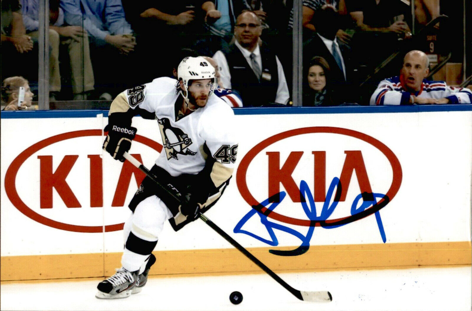 Brian Gibbons SIGNED 4x6 Photo Poster painting PITTSBURGH PENGUINS #3