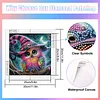 Diamond Painting - Partial Special Shaped Drill - Halloween Owl(Canvas|30*30cm)