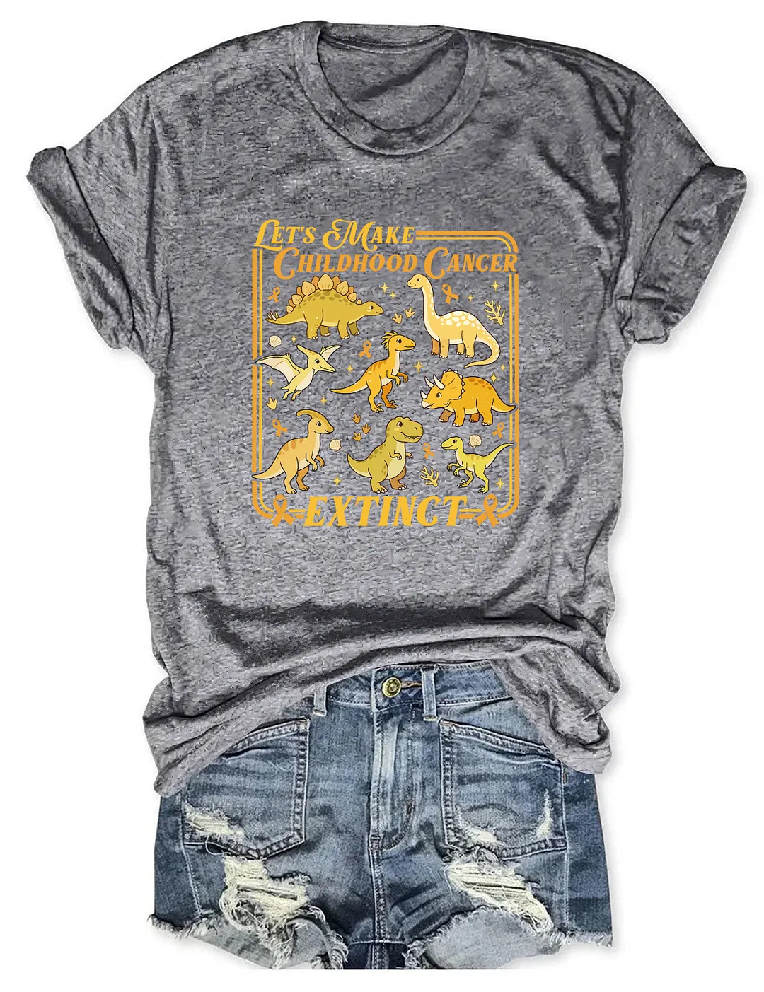 Let's Make Childhood Cancer Extinct T-shirt