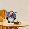 DIY Independence Day Gnome Diamond Painting Desktop Ornaments