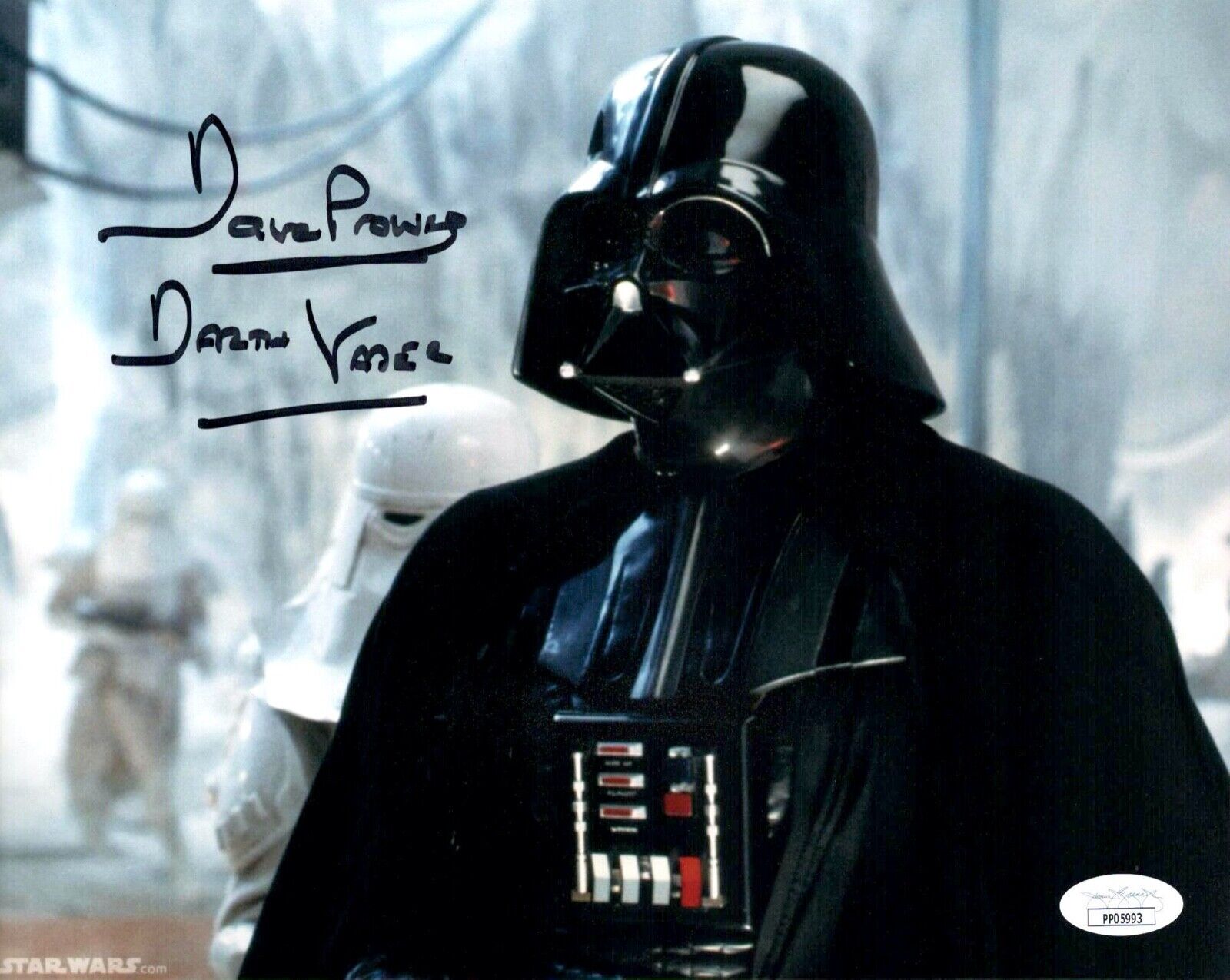 DAVID PROWSE Signed 8x10 Photo Poster painting STAR WARS DARTH VADER Autograph JSA COA Cert