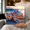 (Pre-Framed)Turtle-Special Shape Diamond Painting Kit(25x25cm)