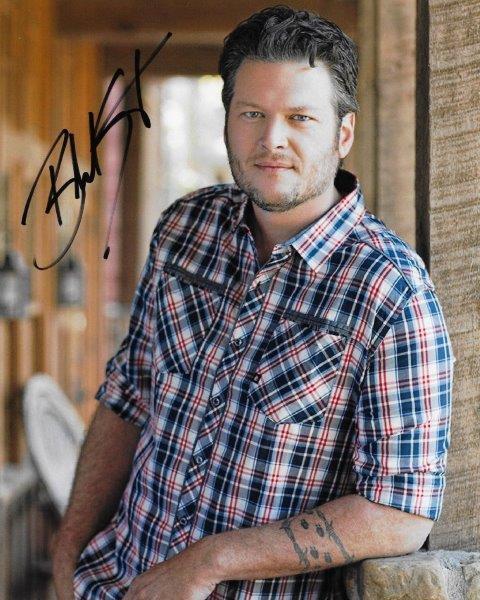 REPRINT - BLAKE SHELTON Country Autographed Signed 8 x 10 Photo Poster painting Poster