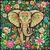 DIY Partial Special Shaped Drill Diamond Painting-Elephant