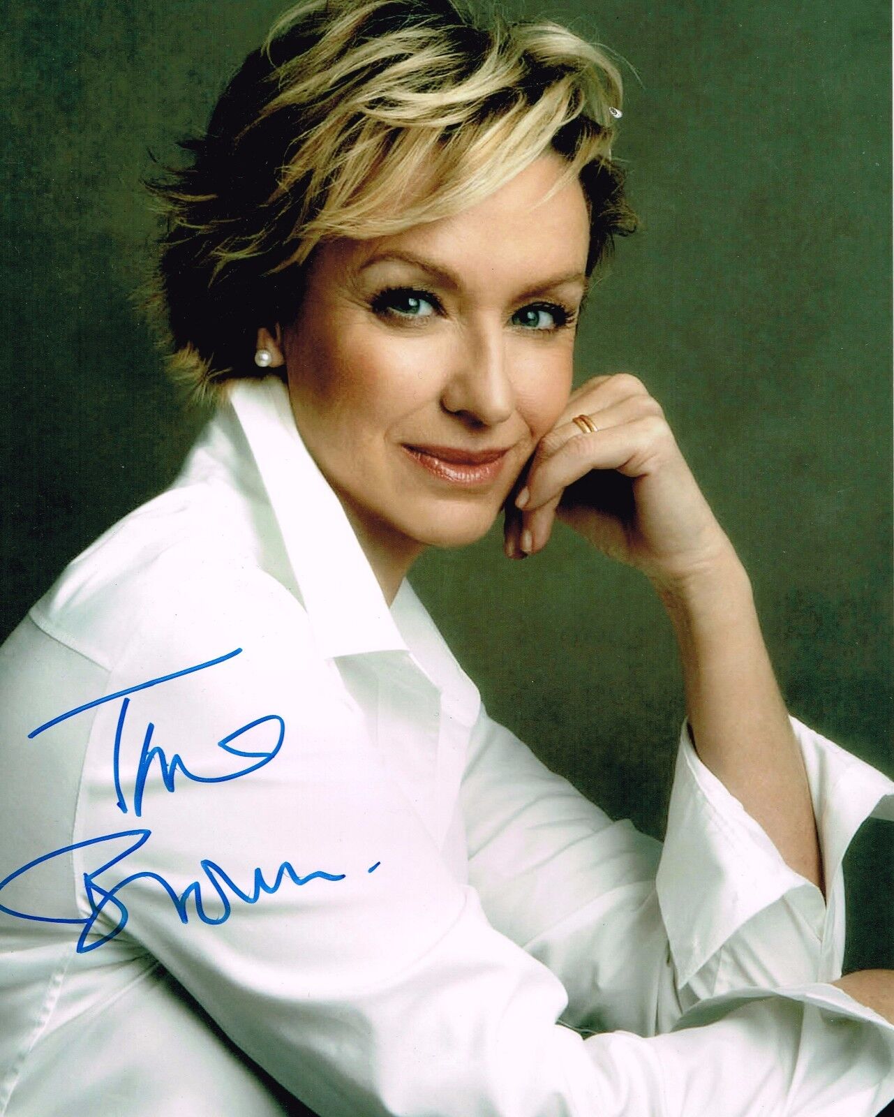 Tina Brown Hand Signed Autograph 8x10 Photo Poster painting In Person Proof Vanity Fair Beast