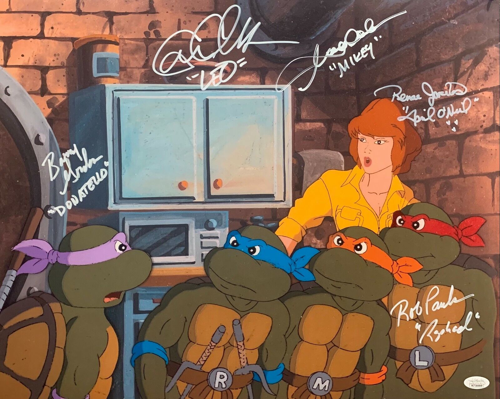 Teenage Mutant Ninja Turtles cast signed inscribed 16x20 Photo Poster painting JSA Witness TMNT