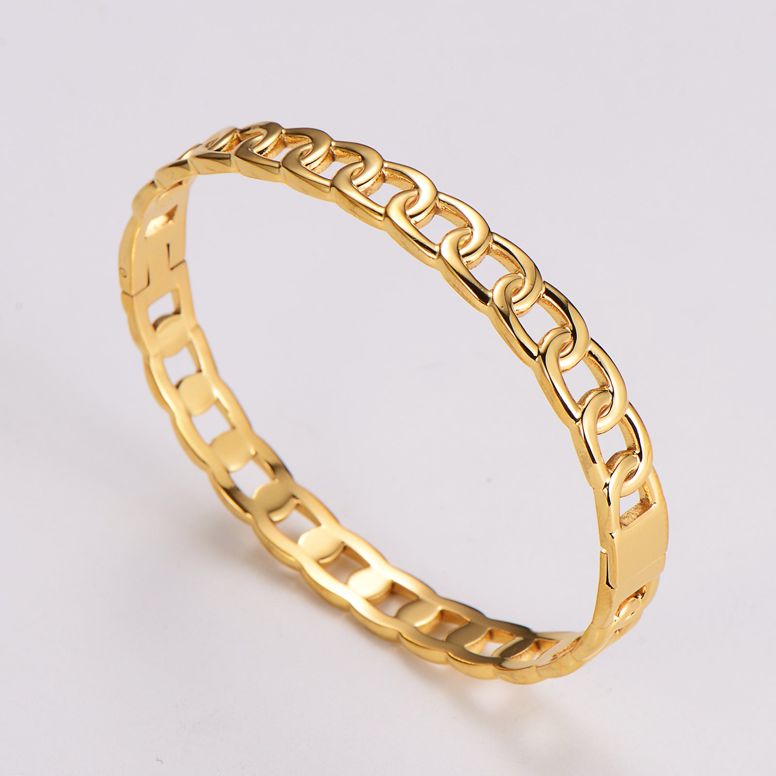 Aml Stainless Steel Hot-Selling Fashion Exquisite Versatile Diamond Bracelet Female Niche